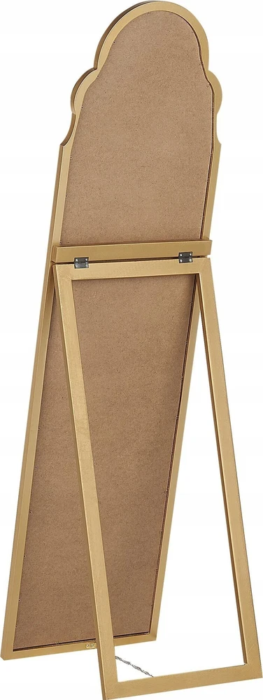 Beliani Pastatomas veidrodis CHATILLON 150 cm auksinis