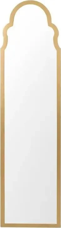 Beliani Pastatomas veidrodis CHATILLON 150 cm auksinis