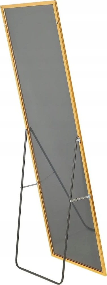 Beliani Pastatomas veidrodis BEAUVAIS 156 cm, metalinis, auksinis