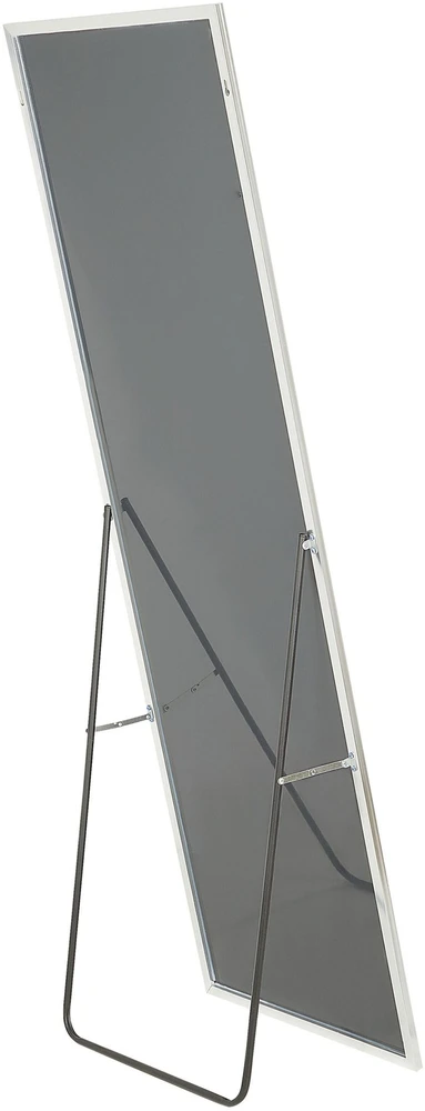 Beliani Pastatomas veidrodis BEAUVAIS 156 cm metalinis sidabrinis