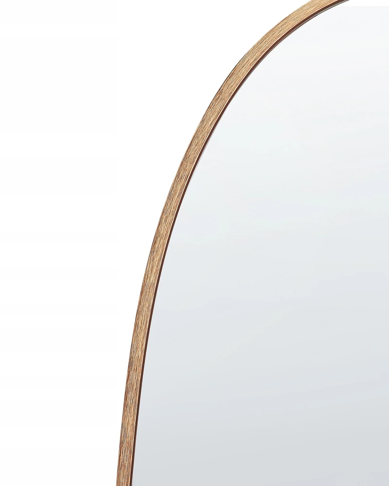 Beliani Pastatomas veidrodis LARCHE 160 cm, metalinis, auksinis