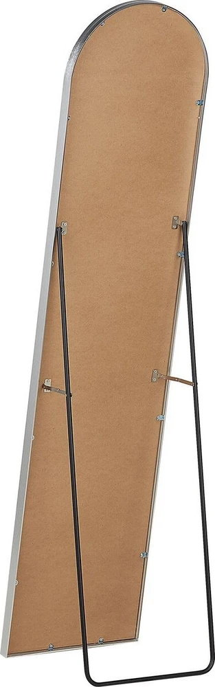 Beliani Pastatomas veidrodis BAGNOLET 150 cm, metalinis, sidabrinis