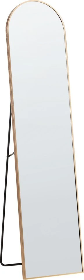 Beliani Pastatomas veidrodis BAGNOLET 150 cm metalinis auksinis