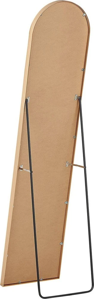 Beliani Pastatomas veidrodis BAGNOLET 150 cm metalinis auksinis