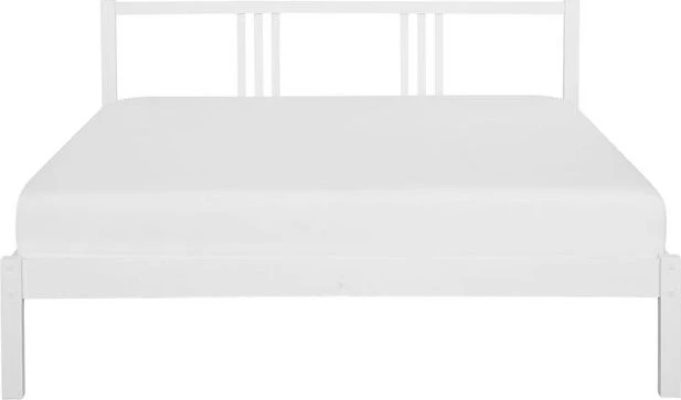 Beliani Lova VANNES, pušies mediena, 140 x 200 cm, balta