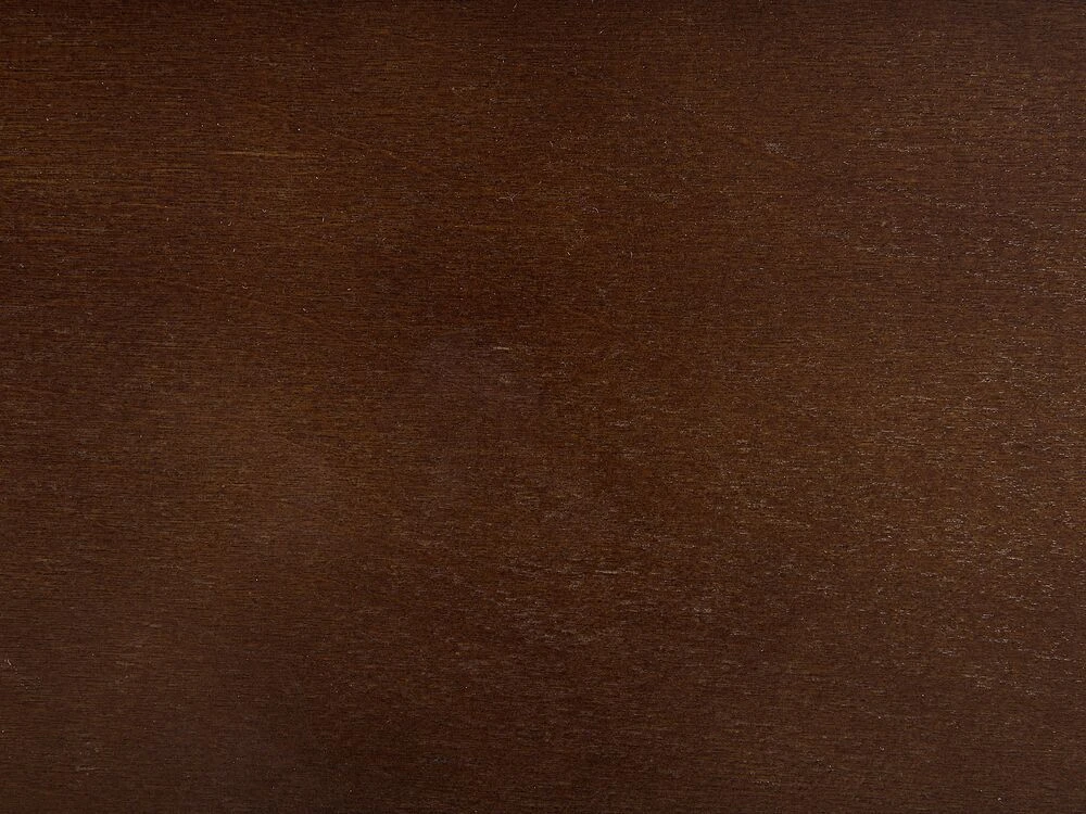 Beliani Medinė dvigulė lova GIULIA 140 x 200 cm, tamsiai ruda