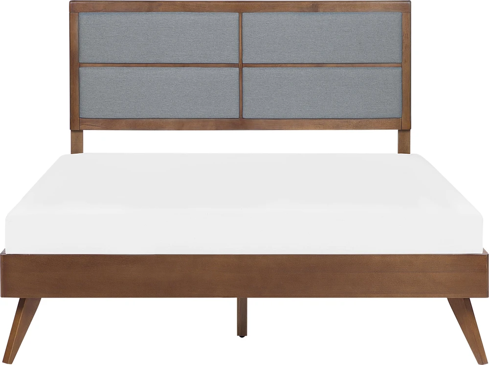 Beliani Lova POISSY 160 x 200 cm tamsaus uosio