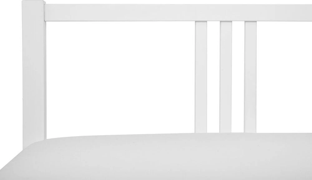 Beliani Lova VANNES iš pušies medienos 180 x 200 cm, balta