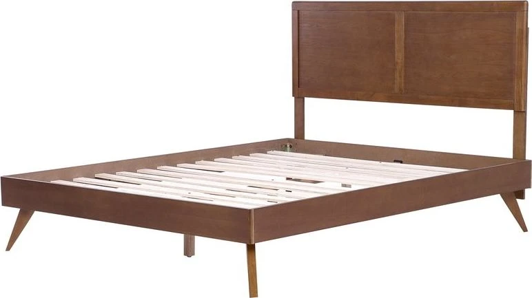 Beliani Lova ISTRES 180 x 200 cm tamsaus uosio spalvos
