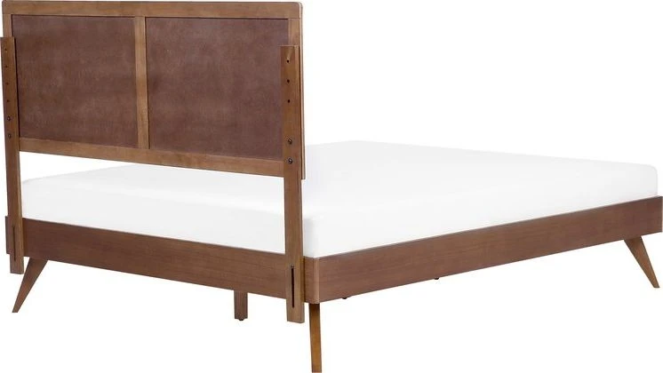 Beliani Lova ISTRES 180 x 200 cm tamsaus uosio spalvos