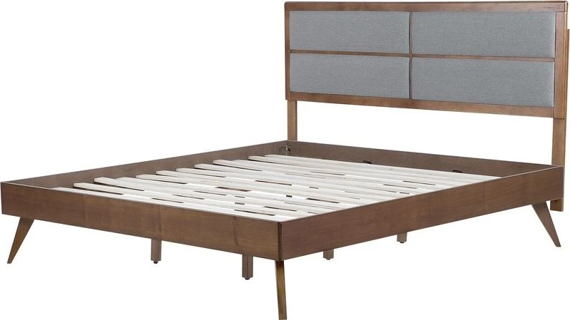 Beliani Lova POISSY 180 x 200 cm tamsaus uosio spalvos