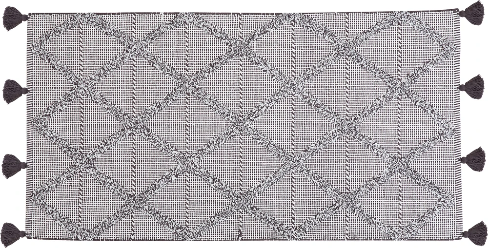 Beliani Kilimas TUZLA rudas 80 x 150 cm medvilninis