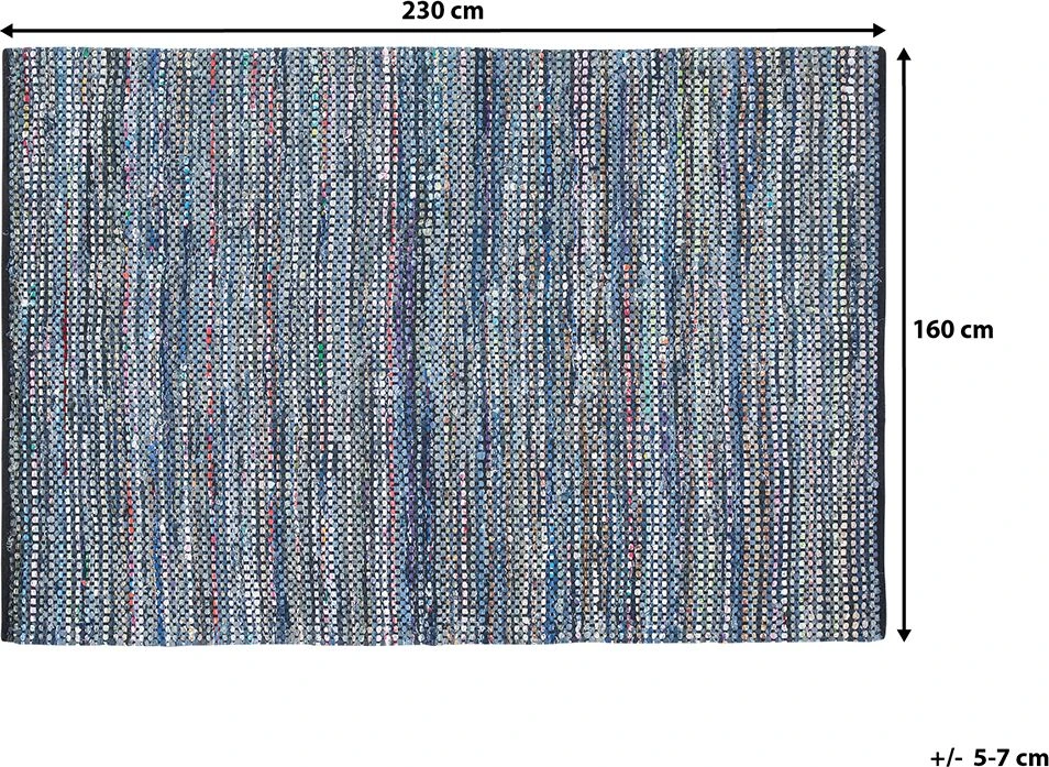 Beliani Kilimas ALANYA spalvotas 160 x 230 cm medvilninis