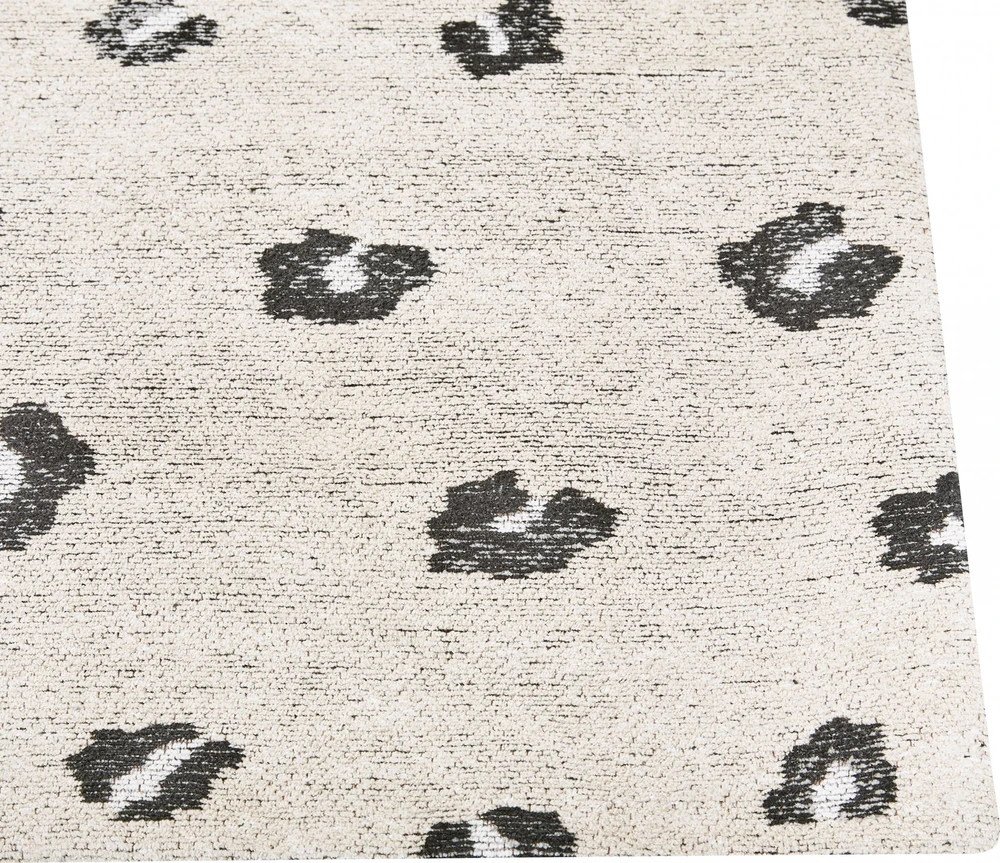 Beliani Kiliminis AFIS smėlio spalvos 80 x 150 cm medvilninis