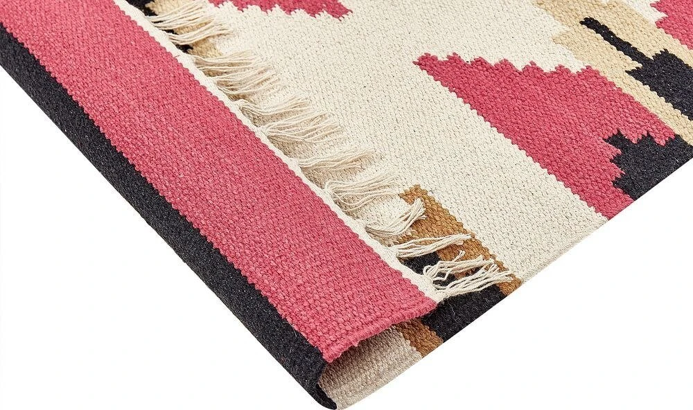Beliani Kilimas GARNI spalvingas 200 x 300 cm medvilninis kilim