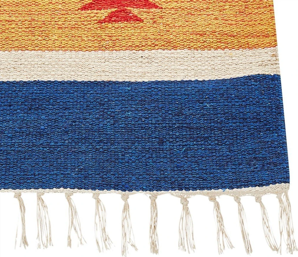 Beliani Kilimas TARONIK spalvotas 200 x 300 cm medvilninis Kilim