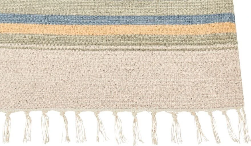Beliani medvilninis Kilim kilimas 80 x 150 cm Daugiaspalvis APARAN