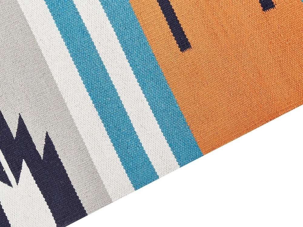 Beliani Kilimas NORATUS spalvingas 200 x 300 cm medvilninis kilim