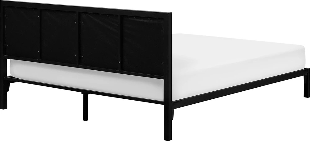 Beliani Metalinė lova CLAMART 160 x 200 cm Pilka