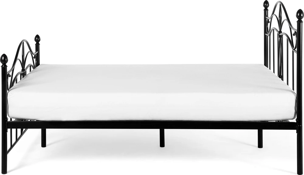 Beliani Metalinė lova ANTLIA, 160 × 200 cm, juoda