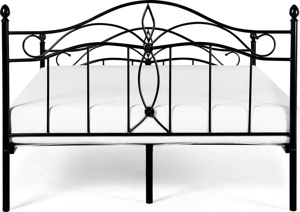 Beliani Metalinė lova ANTLIA, 160 × 200 cm, juoda
