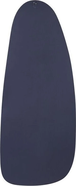 Beliani Sieninis veidrodis CERGY 39 cm 95 cm metalinis, juodas