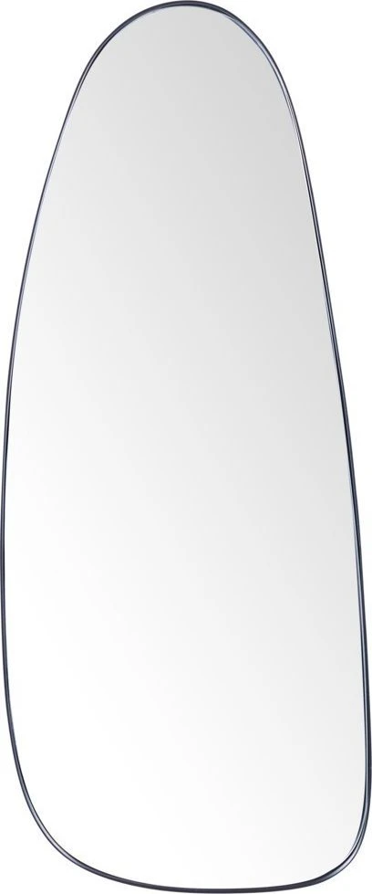 Beliani Sieninis veidrodis CERGY 39 cm 95 cm metalinis, juodas