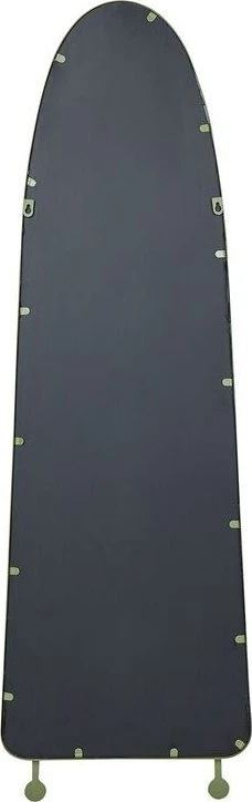 Beliani Sieninis veidrodis PARNAY 45 cm 146 cm Metallinis Alyvuogių spalvos