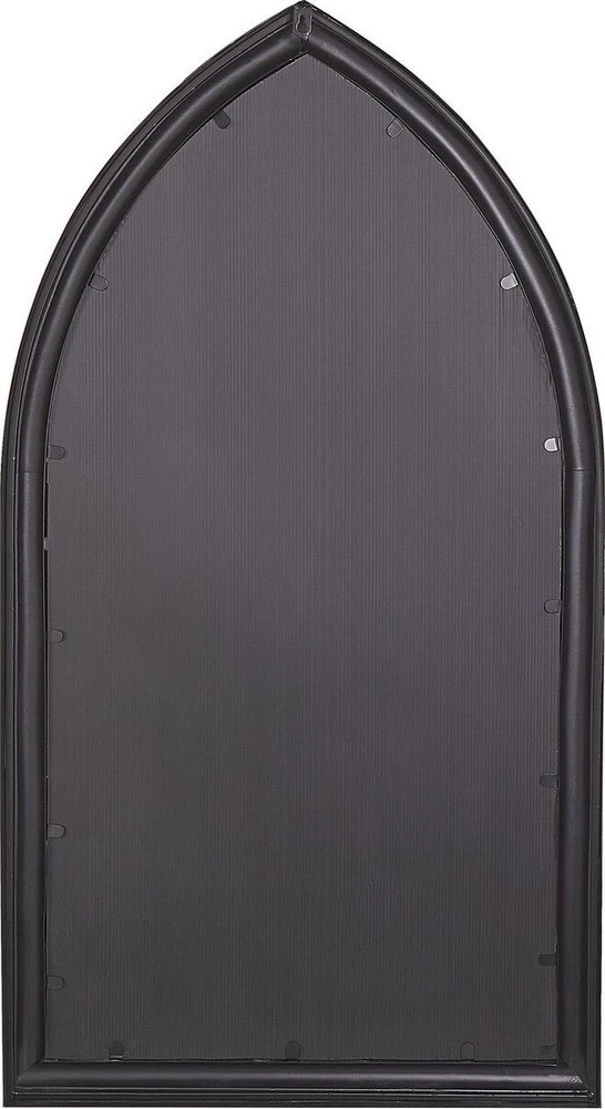 Beliani Sieninis veidrodis TRELLY 62 cm 113 cm metalinis juodas