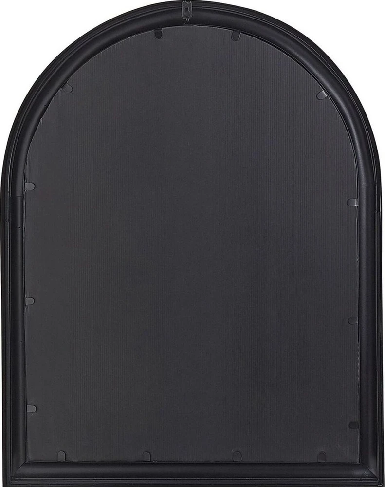 Beliani Sieninis veidrodis EMBRY 69 cm 89 cm Metalinis Juodas