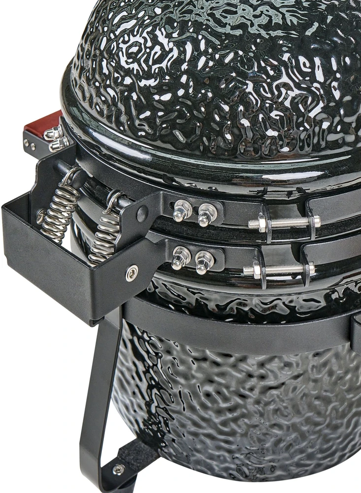 Beliani Mini anglies kepsninė KAMADO keramikinė, juoda