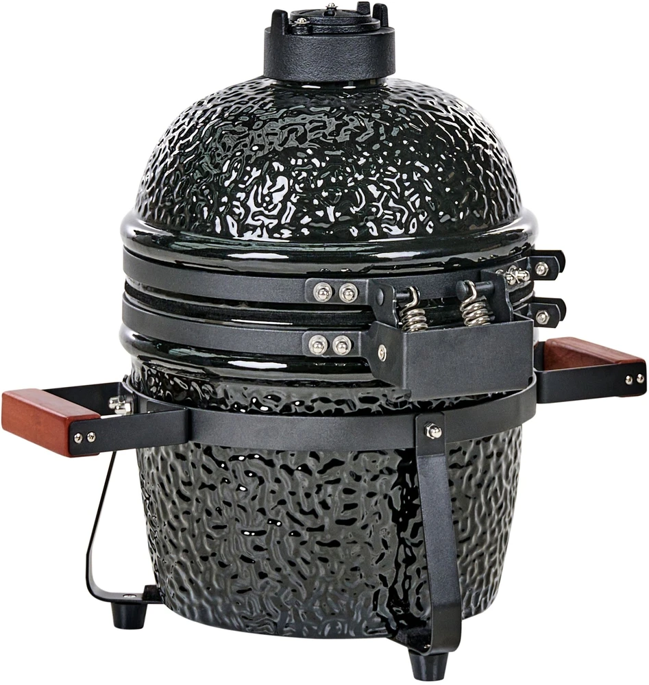 Beliani Mini anglies kepsninė KAMADO keramikinė, juoda