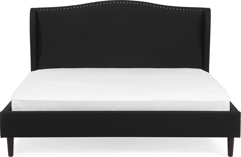 Beliani Lova COLMAR 180 x 200 cm Juoda