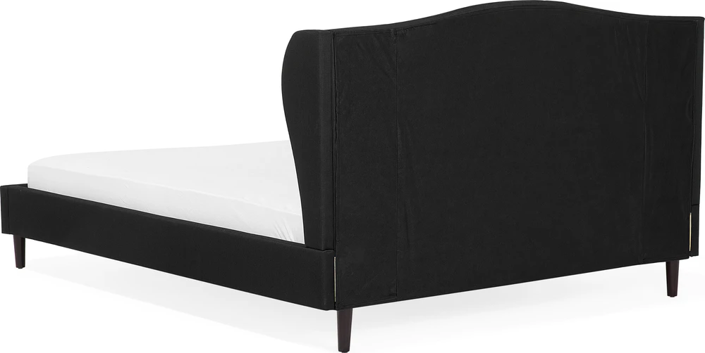 Beliani Lova COLMAR 180 x 200 cm Juoda