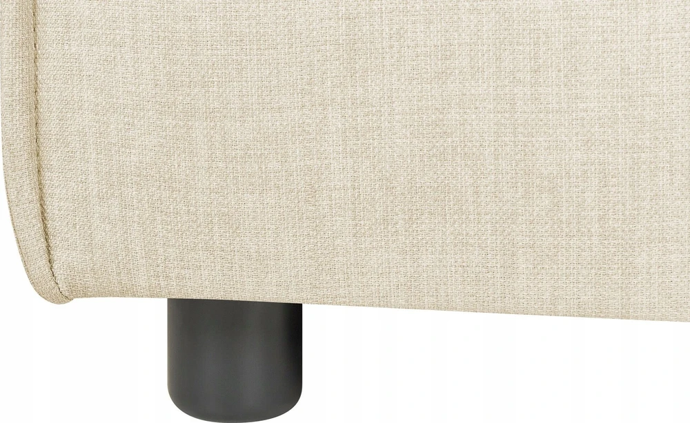 Sofa Beliani Vienvietis modulis APRICA smėlio spalvos iš dirbtinio lino