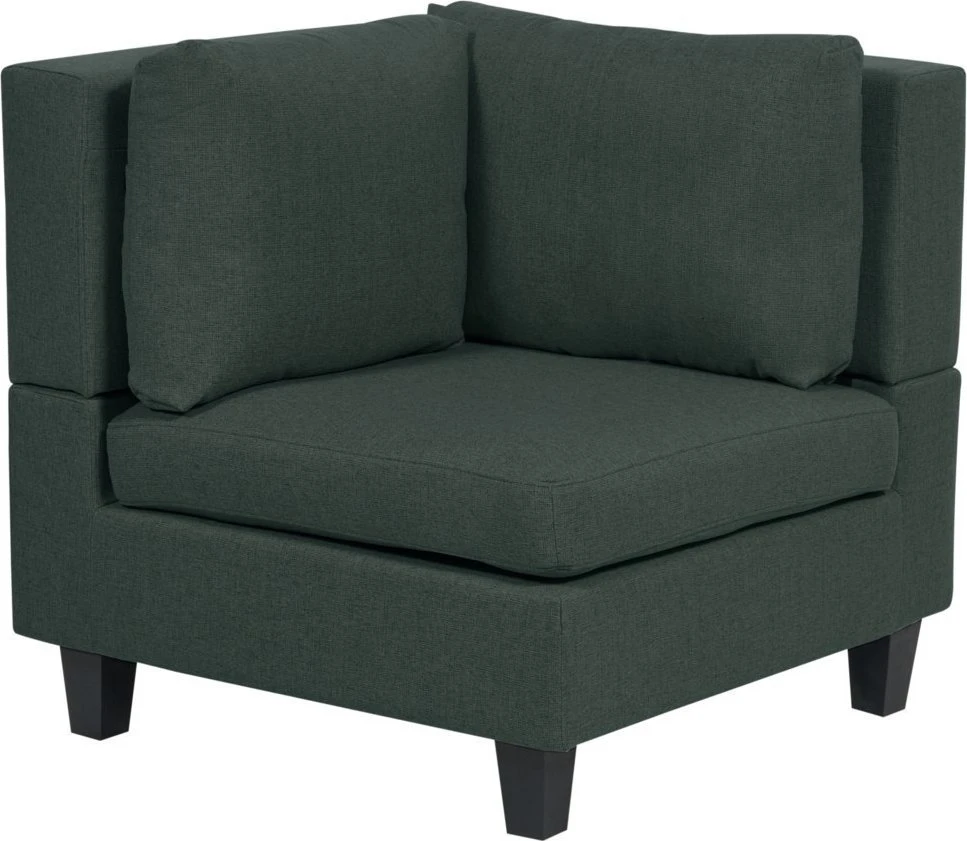 Sofa Beliani Kampinis modulis UNSTAD tamsiai žalias