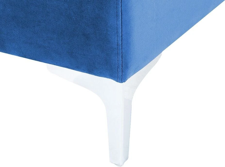 Sofa Beliani Kampinis modulis EVJA tamsiai mėlynas veliūras