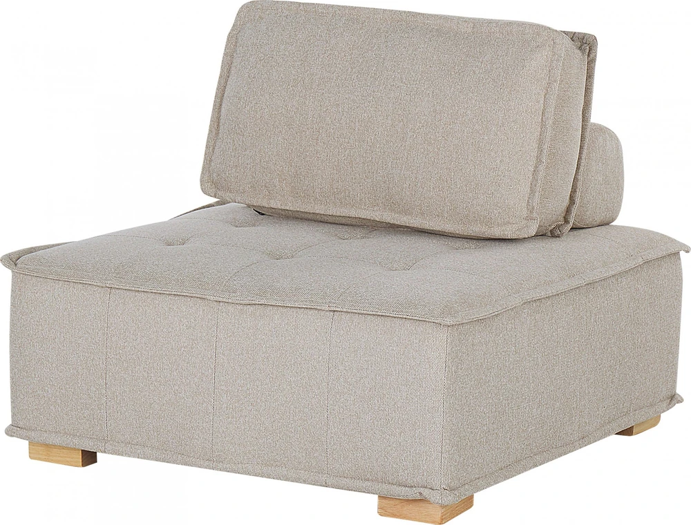 Sofa Beliani Moduulinis baldų komplektas 4 asmenims TIBRO šviesiai smėlio spalvos