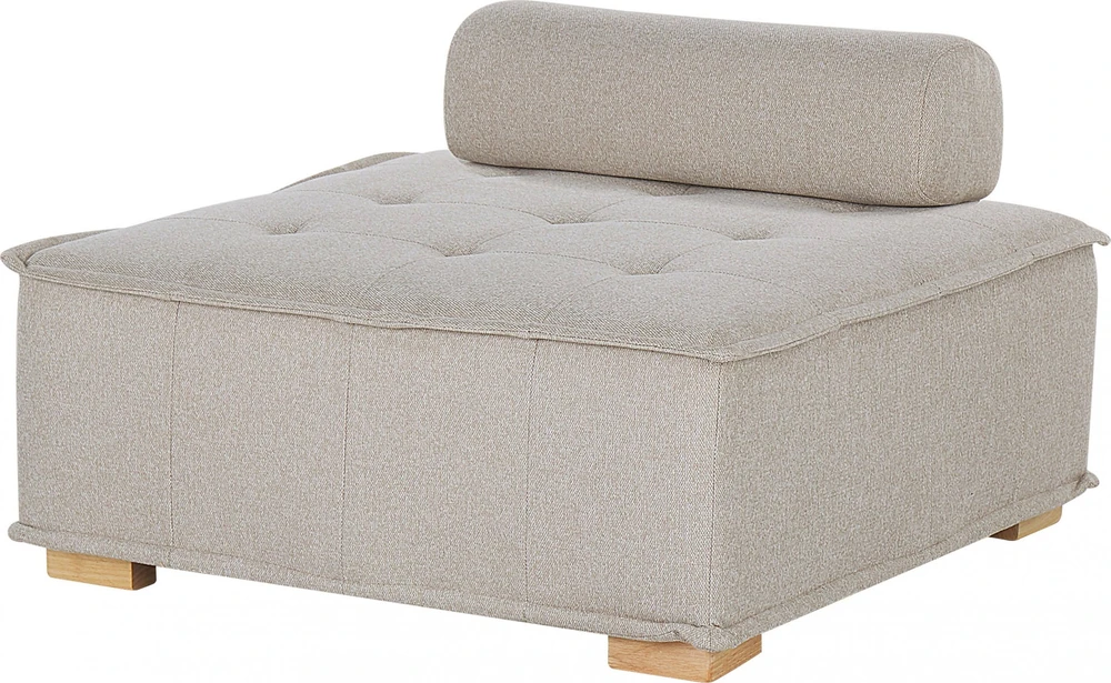 Sofa Beliani Moduulinis baldų komplektas 4 asmenims TIBRO šviesiai smėlio spalvos