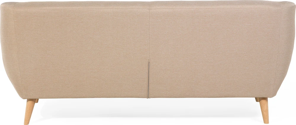Beliani Trivietė sofa MOTALA, smėlio spalvos