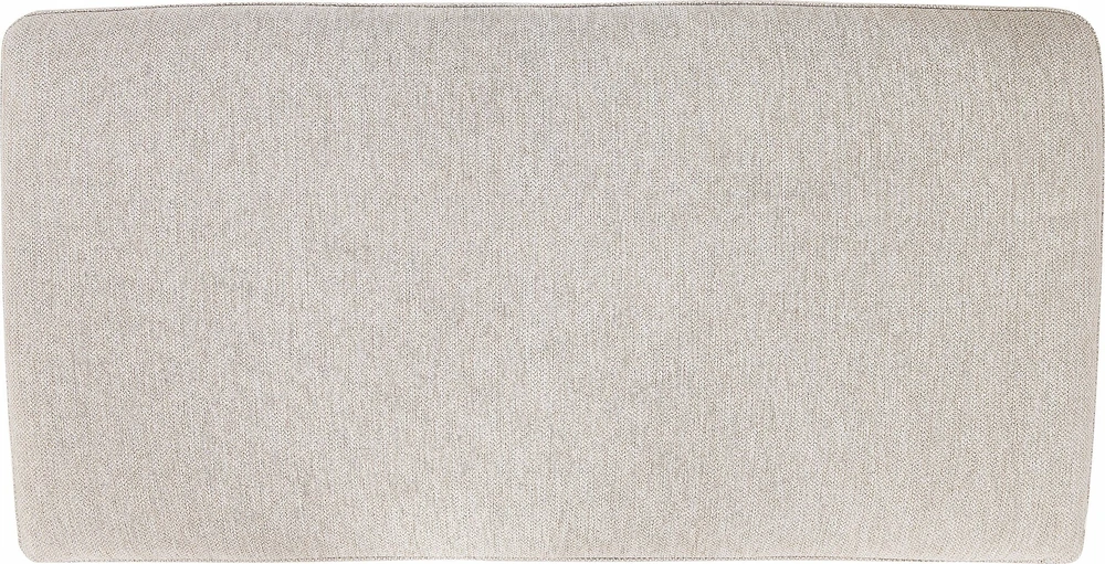 Beliani 2 vietų kampinė sofa BREDA, šviesiai smėlio spalvos, dešininė