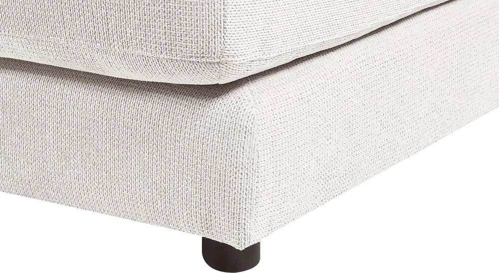 Beliani Trivietė kampinė sofa LOFOTEN kreminės spalvos kairinė