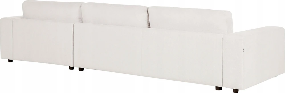 Beliani 5 vietu kampinė sofa LOFOTEN kreminės baltos spalvos kairinis