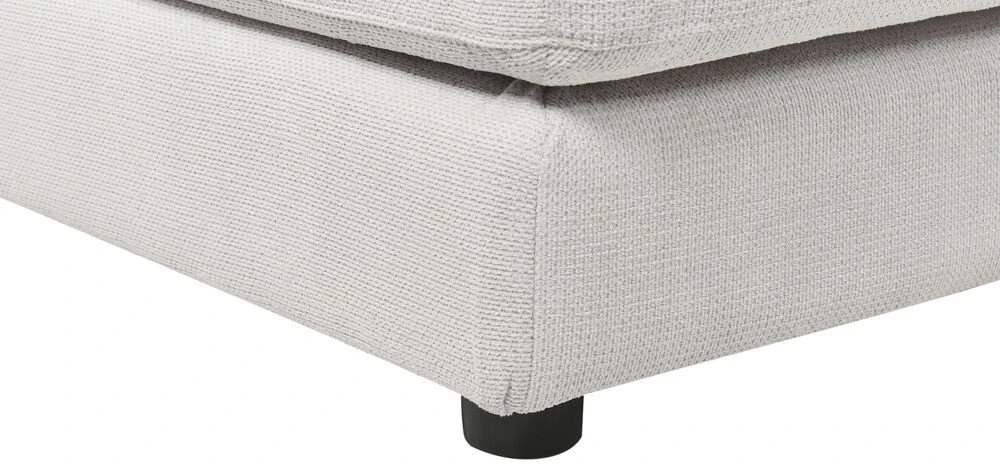 Beliani Kampinė sofa 5 asmenims LOFOTEN Šviesiai pilka Kairinė