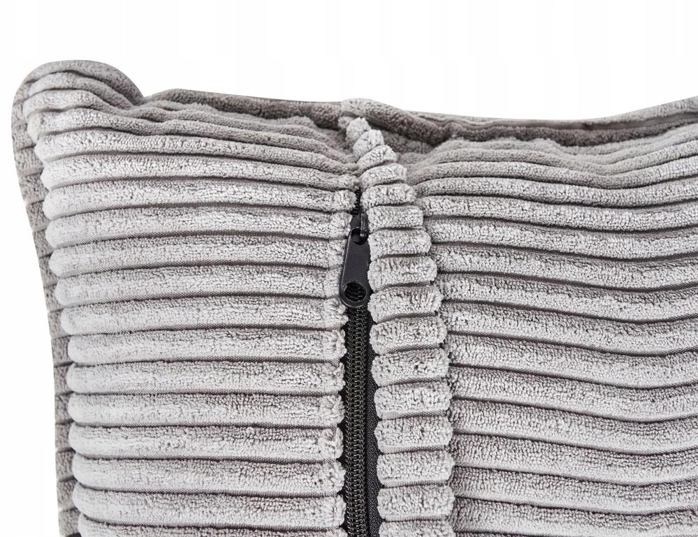 Beliani Trijų vietų kampinė sofa DOLVA, velvetas, šviesiai pilka, dešininė