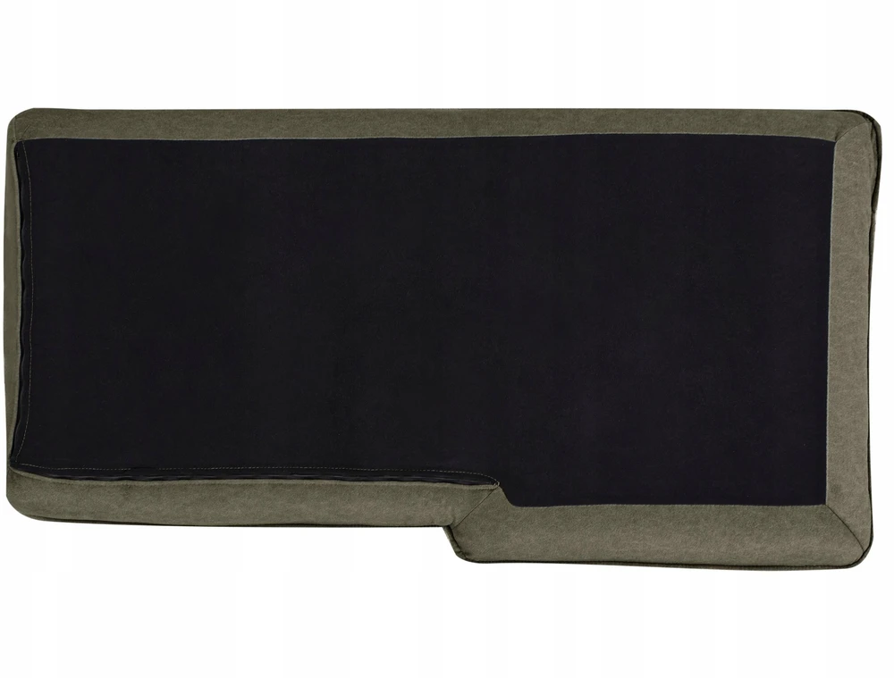 Beliani Trivietė kampinė sofa ELVENES Veliūrinė Tamsiai žalia Dešininė