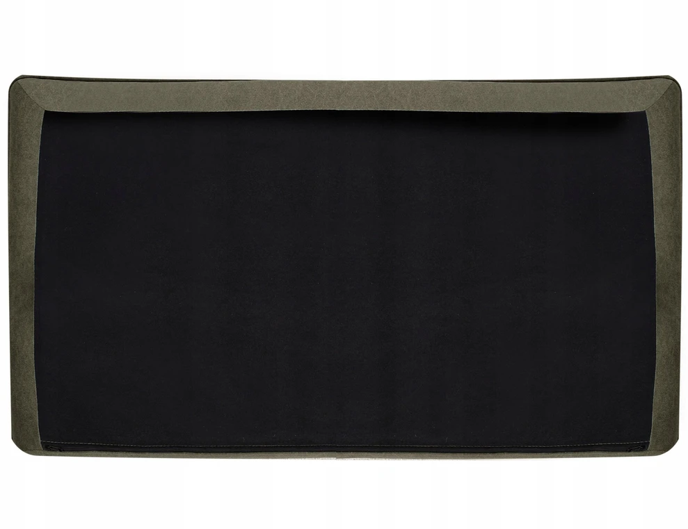 Beliani Trivietė kampinė sofa ELVENES Veliūrinė Tamsiai žalia Dešininė