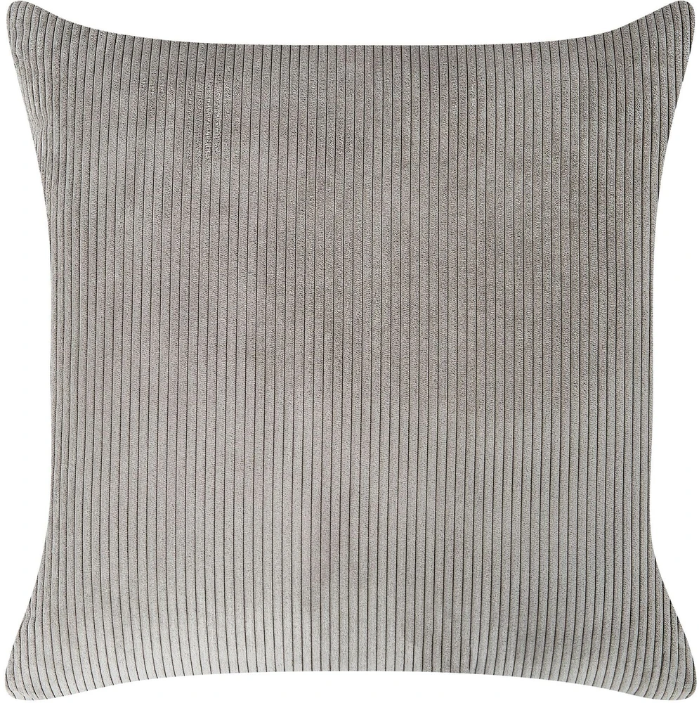Beliani 4 vietų kampinė sofa LUNNER, veliūras, šviesiai pilka, kairinė