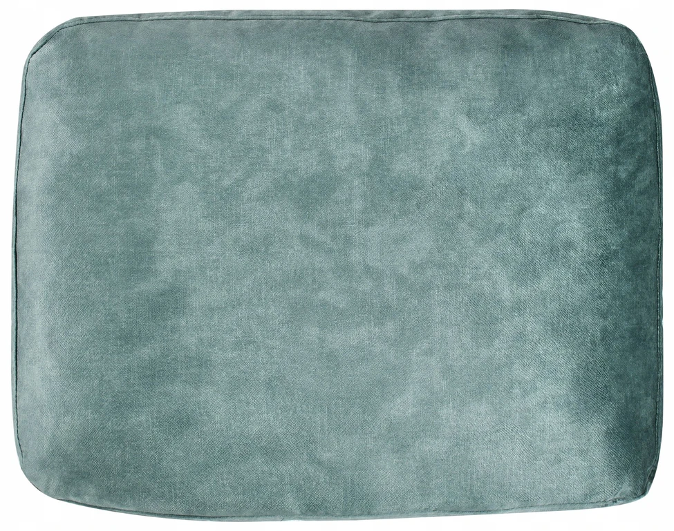 Beliani Kampinė sofa OSLO, 4 vietų, veliūrinė, lazūros mėlyna, kairinė