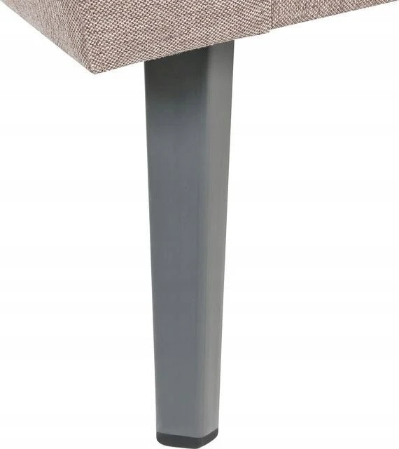 Beliani 5 vietų sodo kampinė sofa LORETELLO smėlio spalvos